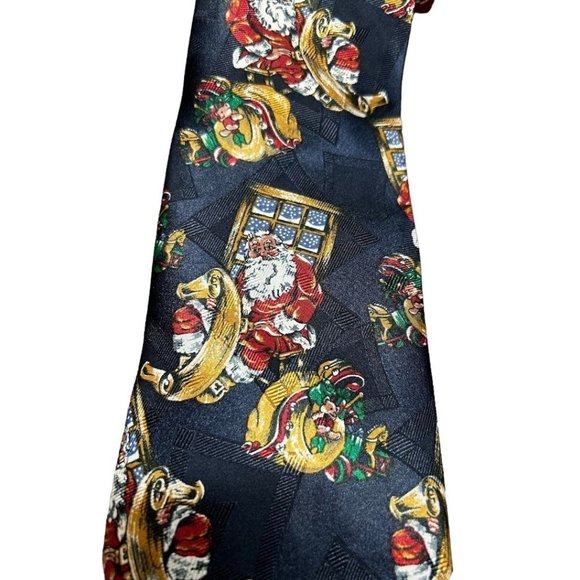 Camden Court Men's Santa Clause Tie - Picture 2 of 4